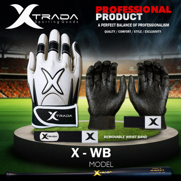 X-White-Black™ Batting Glove